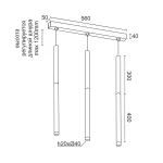 Подвесной светильник LeDron SAGITONY E T40 Wooden E3 T40 Wooden 300 Wh