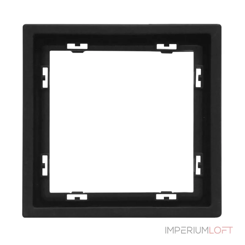 Рамка на 1 пост для розеток и выключателей LeDron 1 Frame PC Black