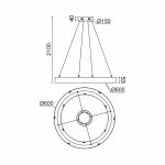 Подвесная люстра LeDron OD2565-60
