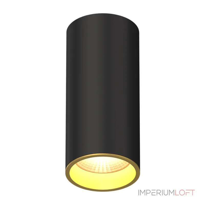 Потолочный светодиодный светильник LeDron SLC7398 SLC7392/12W Black-Gold 4000K