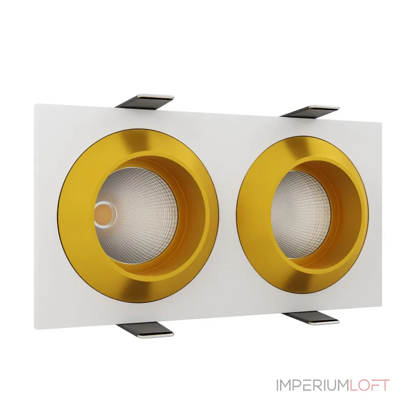 Встраиваемый светодиодный светильник LeDron GIZA MINI GIZA MINI SQ2 White-Gold
