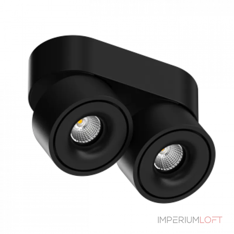 Потолочный поворотный светодиодный светильник LeDron LH13W LH13W 2 Black TRIAC 4000K