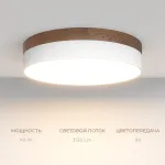 Потолочный светодиодный светильник LeDron DLC73029 DLC73029/40W Wooden 3000K