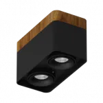 Потолочный светодиодный светильник LeDron TUBING 2 WOODEN TUBING 2 Wooden 30 Black