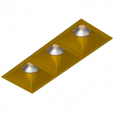 Встраиваемый светильник под сменную лампу LeDron RISE KIT3 RISE KIT3 Gold