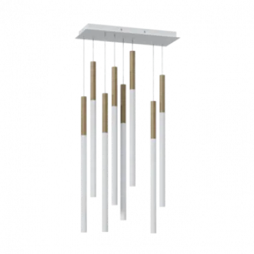 Подвесной светильник LeDron HL012 HL012-8 Wooden 200 White