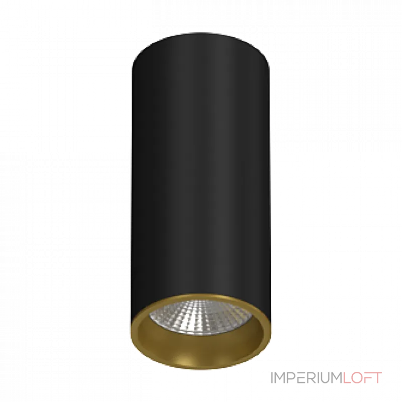 Потолочный светодиодный светильник LeDron SLC7398 SLC7392/12W Black-Gold 4000K