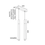 Подвесной светильник LeDron SAGITONY E T40 Wooden E2 T40 Wooden 100 Wh