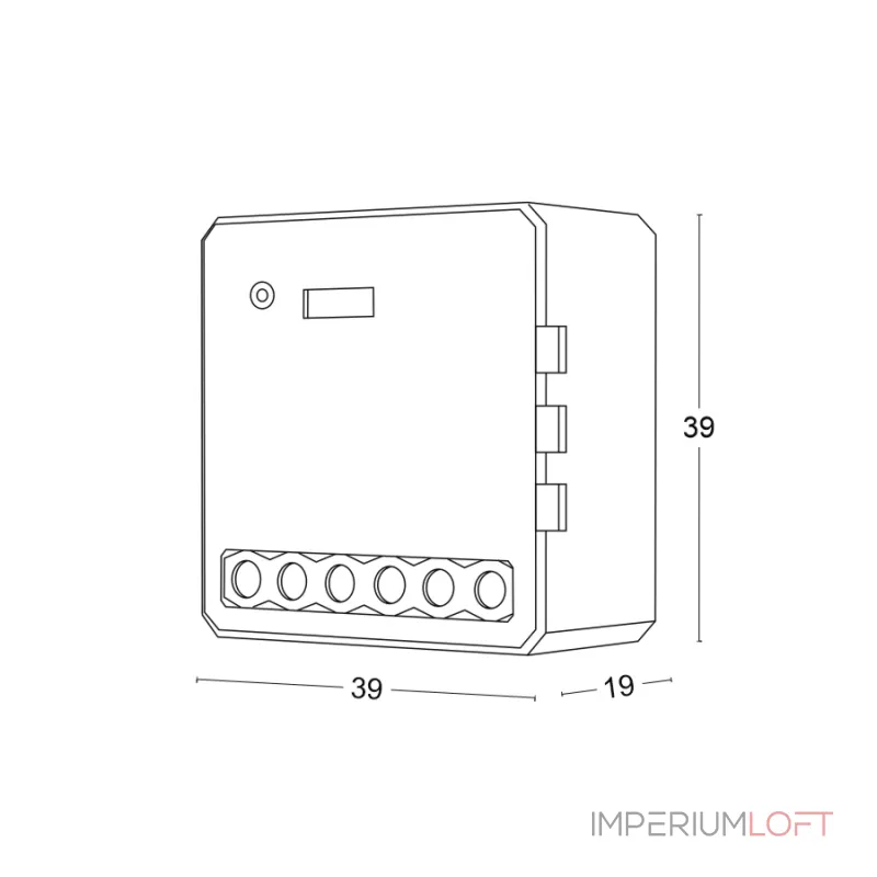Модуль двухканальный LeDron QS-ZigbeeSEC02 от ImperiumLoft
