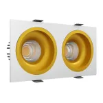Встраиваемый светодиодный светильник LeDron LEVEL LEVEL SQ2 White-Gold 4000K