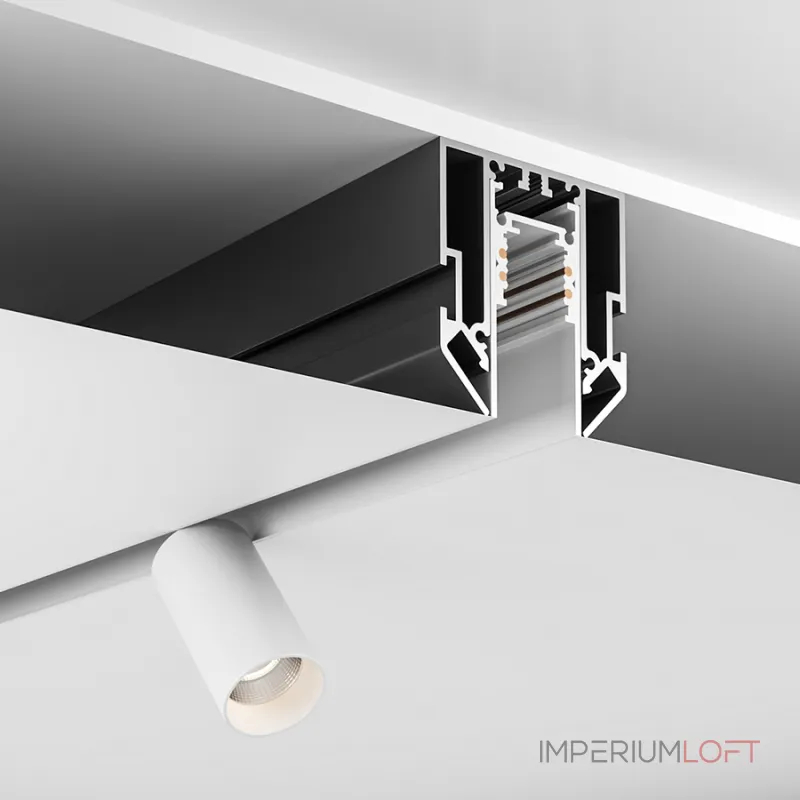 Встраиваемый в натяжной потолок трек Ledron АВД-5933 (5356) 1250 White от ImperiumLoft Встраиваемый в натяжной потолок трек Ledron АВД-5933 (5356) 1250 White от ImperiumLoft