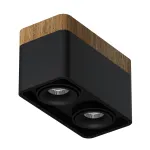 Потолочный светодиодный светильник LeDron TUBING 2 WOODEN TUBING 2 Wooden 30 Black