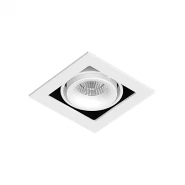 Встраиваемый поворотный светодиодный светильник LeDron ON-201-9W WH-BK Встраиваемый поворотный светодиодный светильник LeDron ON-201-9W WH-BK