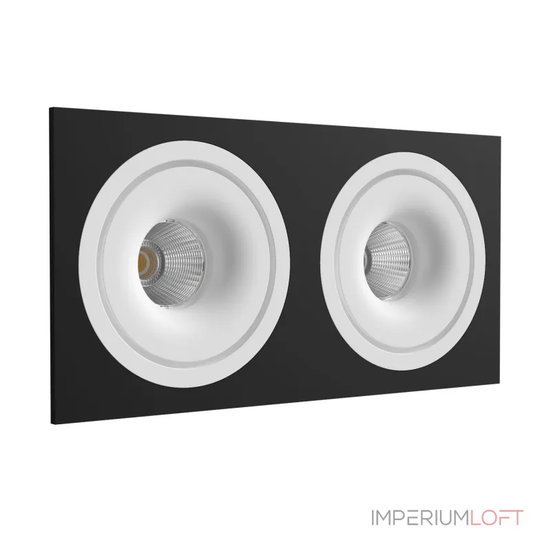 Встраиваемый светодиодный светильник LeDron LH10 LH10 SQ2 Black-White