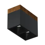 Потолочный светодиодный светильник LeDron KUBING 2 WOODEN KUBING 2 Wooden 130 Black