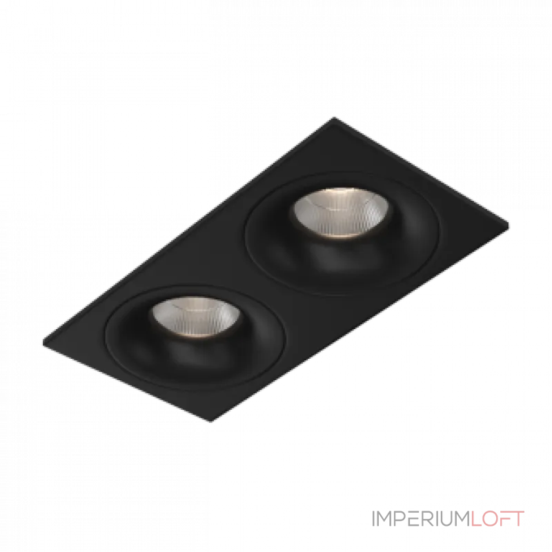 Встраиваемый светодиодный светильник LeDron LOFT LOFT SQ2 Black 4000K