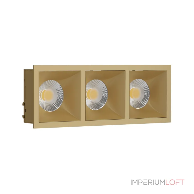 Встраиваемый светильник под сменную лампу LeDron RISE KIT3 RISE KIT3 Gold