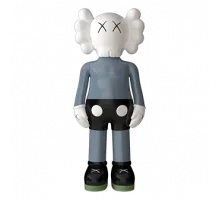 Дизайнерская статуэтка копилка LeDron KAWS Companion 93D grey