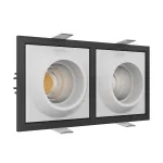 Встраиваемый светодиодный светильник LeDron GIZA GIZA SQ2 Black-White 4000K от ImperiumLoft