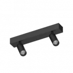 Потолочный поворотный светодиодный светильник LeDron SAGITONY SAGITONY E2 S40 Black 4000K