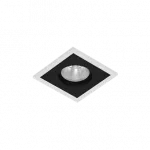 Встраиваемый светодиодный светильник LeDron BRUTAL BRUTAL SQ1 White-Black TRIAC 4000K
