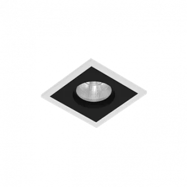 Встраиваемый светодиодный светильник LeDron BRUTAL BRUTAL SQ1 White-Black TRIAC 4000K