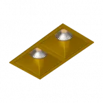 Встраиваемый светильник под сменную лампу LeDron RISE KIT2 RISE KIT2 Gold