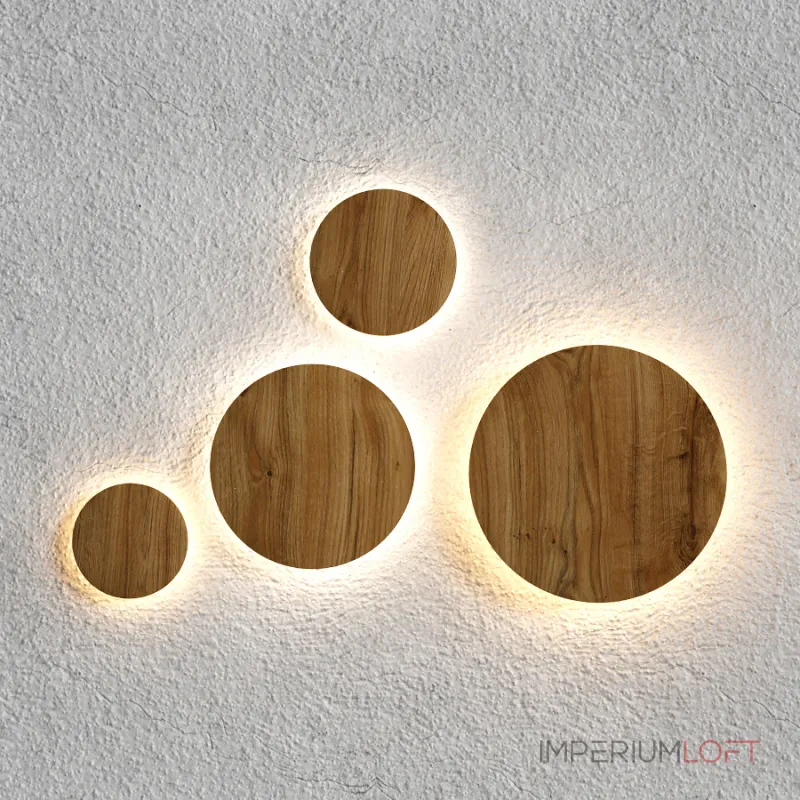 Настенный светодиодный светильник LeDron 8663 8663S Wooden White Настенный светодиодный светильник LeDron 8663 8663S Wooden White
