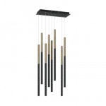 Подвесной светильник LeDron HL012 HL012-8 Wooden 300 Black