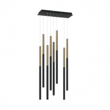 Подвесной светильник LeDron HL012 HL012-8 Wooden 300 Black