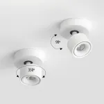 Потолочный поворотный светодиодный светильник LeDron SAGITONY SAGITONY R1 S75 Dim Black от ImperiumLoft