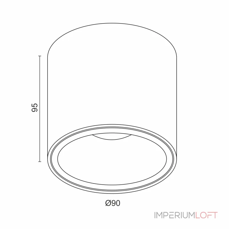 Потолочный светильник под сменную лампу LeDron AO1706041 AO1706041 WHITE от ImperiumLoft Потолочный светильник под сменную лампу LeDron AO1706041 AO1706041 WHITE от ImperiumLoft