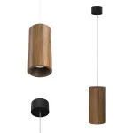 Подвесной светильник LeDron Wooden Glass 2 White