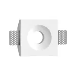 Встраиваемый гипсовый светильник под сменную лампу LeDron LUMI SQ1 105x113 D72