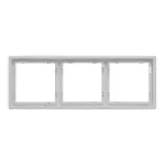Рамка на 3 поста для розеток и выключателей LeDron 3 Frame PC White