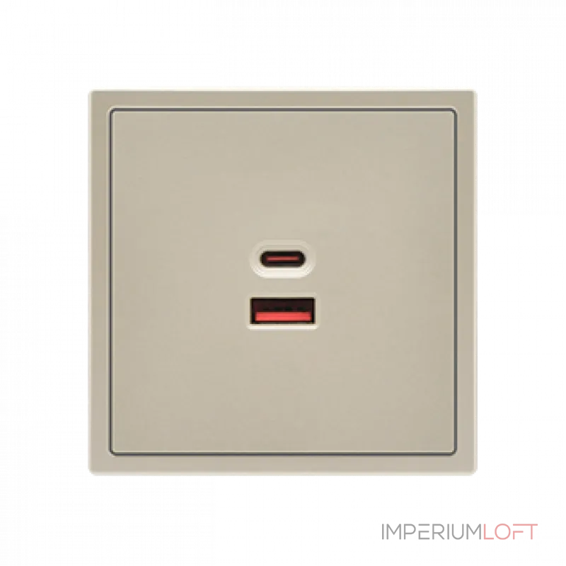 USB зарядное устройство типа A+С LeDron USB Socket A+C 65W Cashmere