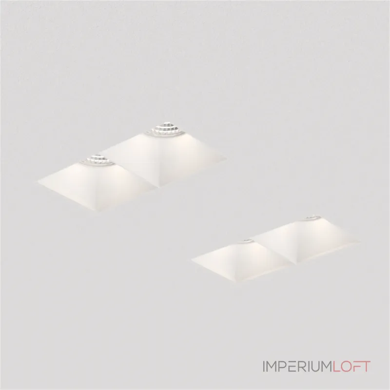 Встраиваемый светильник под сменную лампу LeDron RISE SQ H KIT2 RISE SQ H KIT2 White