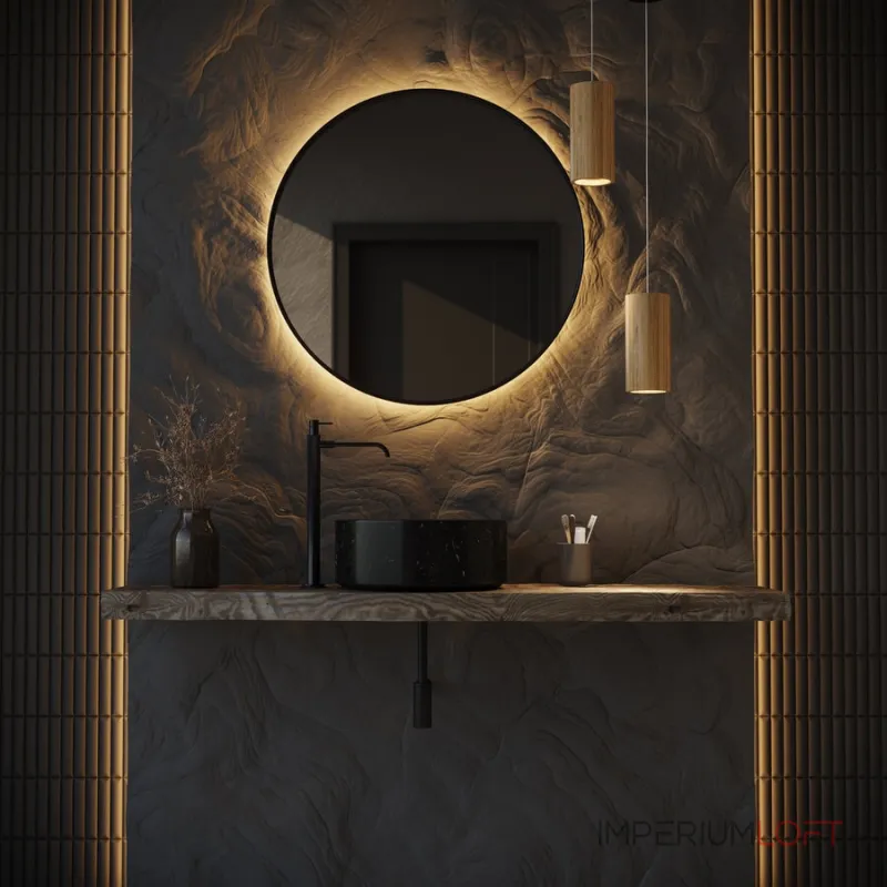 Подвесной светильник LeDron Wooden Glass 2 White