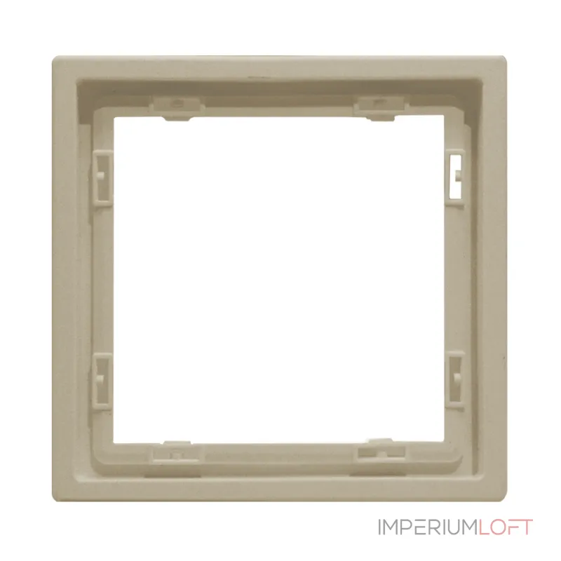 Рамка на 1 пост для розеток и выключателей LeDron 1 Frame PC Cashmere