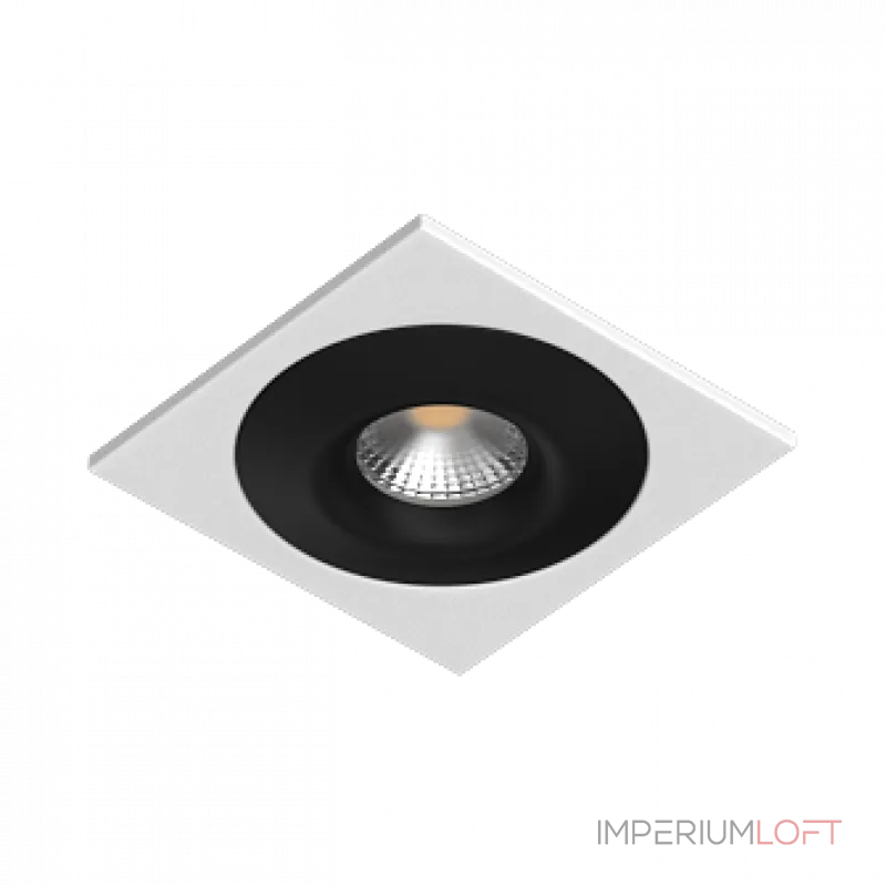 Встраиваемый светильник под сменную лампу LeDron AO1501002 AO1501002 SQ White-Black