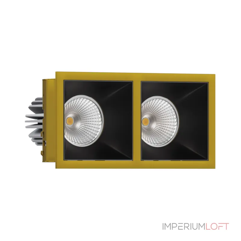 Встраиваемый светодиодный светильник LeDron RISE KIT RISE KIT 2 LED 3000K Gold-Black