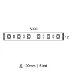 Светодиодная лента LeDron D560 D560-RGBNW-824C