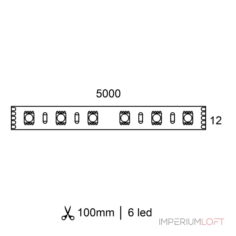 Светодиодная лента LeDron D560 D560-RGBNW-824C