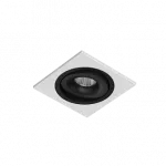 Встраиваемый поворотный светодиодный светильник LeDron MJ1006 MJ1006 SQ White-Black