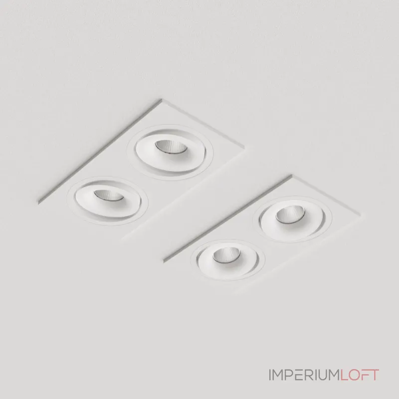 Встраиваемый поворотный светодиодный светильник LeDron MJ1006 MJ1006 SQ2 White 4000K