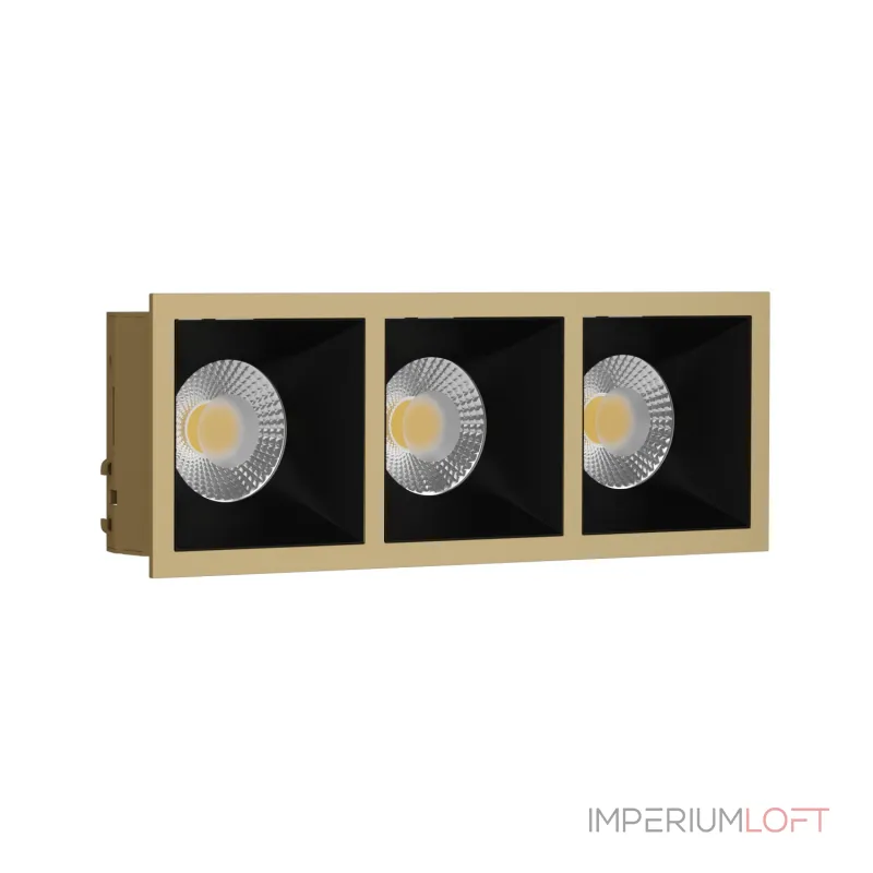 Встраиваемый светильник под сменную лампу LeDron RISE KIT3 RISE KIT3 Gold-Black Встраиваемый светильник под сменную лампу LeDron RISE KIT3 RISE KIT3 Gold-Black