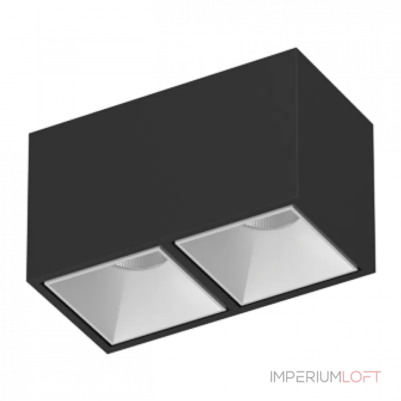 Потолочный светодиодный светильник LeDron KUBING KUBING 2 Black-White TRIAC 4000K