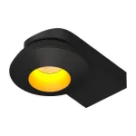 Потолочный поворотный светодиодный светильник LeDron KRIS SLIM KRIS SLIM Black-Gold TRIAC