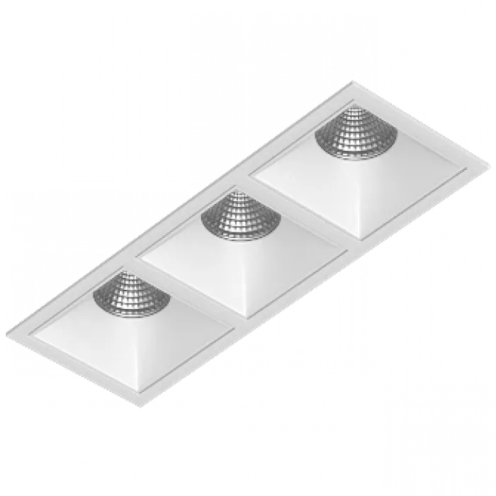 Встраиваемый светодиодный светильник LeDron RISE KIT RISE KIT 3 LED 3000K White от ImperiumLoft