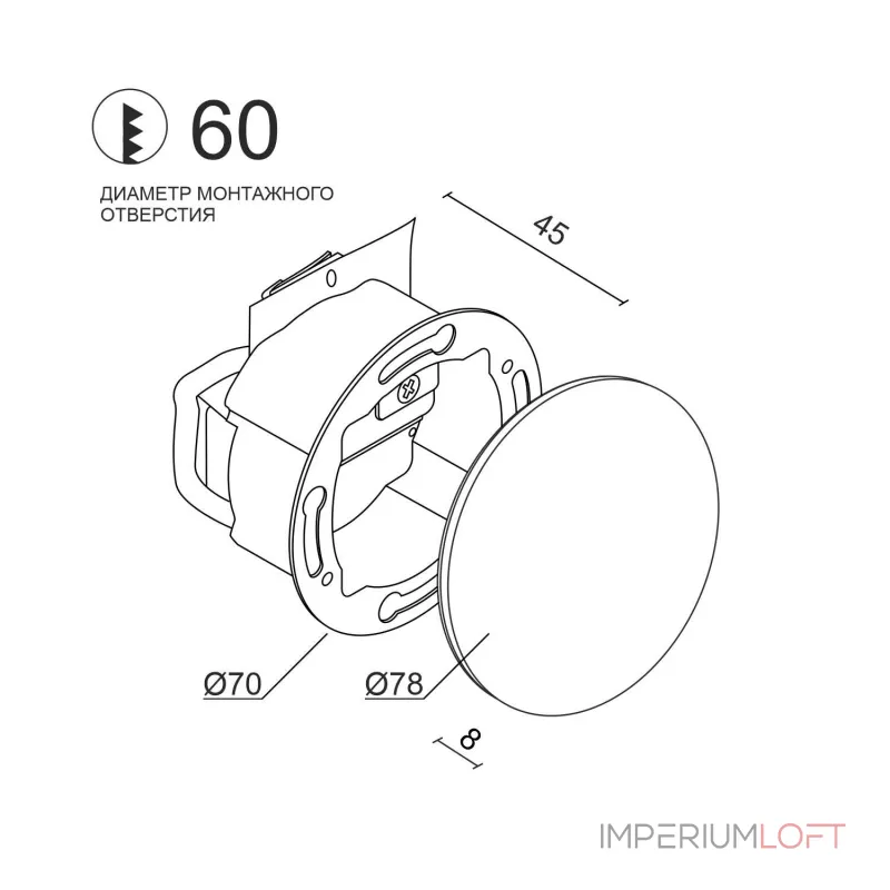Встраиваемый светодиодный светильник для стен и ступеней LeDron KIT AGILE KIT AGILE G R Bl